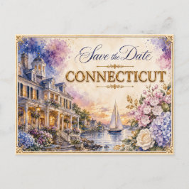 Elegante invitación de boda para guardar la fecha