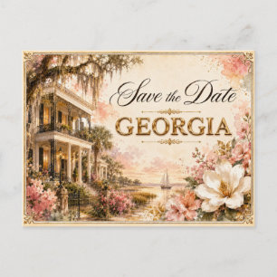 Elegante invitación de boda para guardar la fecha