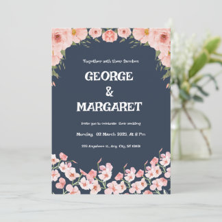 "Elegante Invitación de Boda Personalizada"