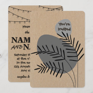 Elegante Invitación de Boda Personalizada 6