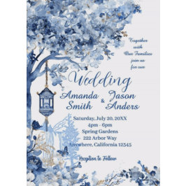 Elegante Invitación de Boda Romántica Inspirada en