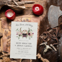 Elegante Invitación de Boda Vikinga