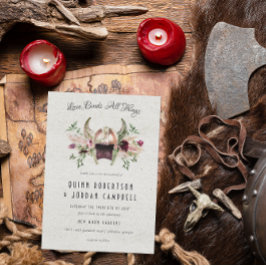 Elegante Invitación de Boda Vikinga