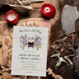 Elegante Invitación de Boda Vikinga