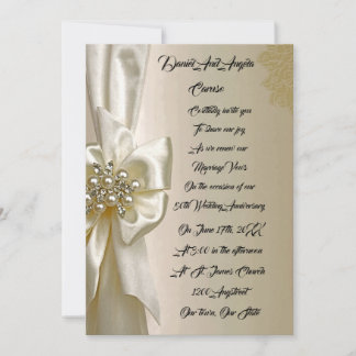 Elegante Invitación de Boda Vintage - Dorado Ornam