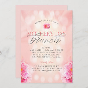 Elegante invitación de brunch del día de las madre