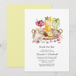 Elegante Invitación de Cóctel para Fiesta de Parej