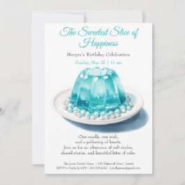 Elegante Invitación de cumpleaños a la pastelería 