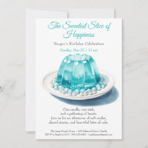 Elegante Invitación de cumpleaños a la pastelería 