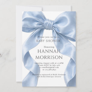 Elegante Invitación de Cumpleaños de Bebé Niño con