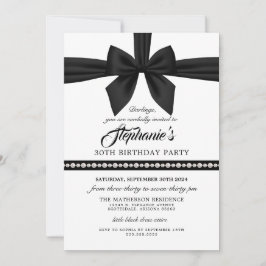 Elegante Invitación de cumpleaños de Fancy Tiffany