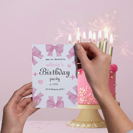 Elegante invitación de cumpleaños - Haz tu celebra