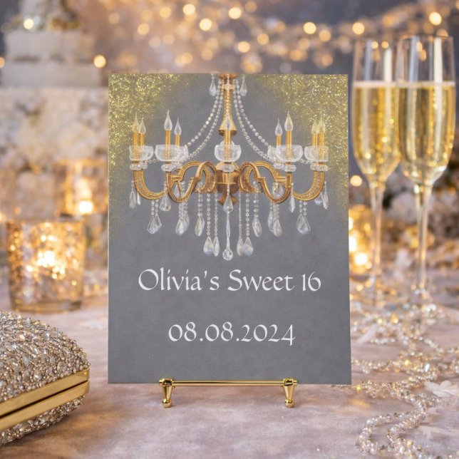 ELEGANTE INVITACIÓN DE CUMPLEAÑOS SWEET 16 (Subido por el creador)