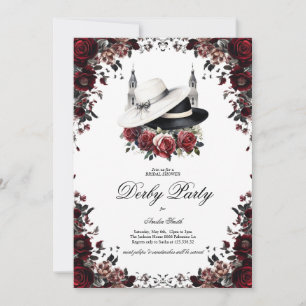 Elegante Invitación de Desayuno Nupcial del Derby 