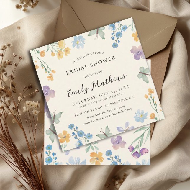 Elegante Invitación de Despedida de Soltera con Ac (Subido por el creador)
