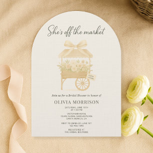 Elegante Invitación de Despedida de Soltera con Ar