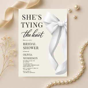 Elegante Invitación de Despedida de Soltera con La