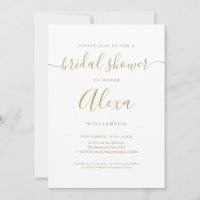 Elegante Invitación de Despedida de Soltera con Le