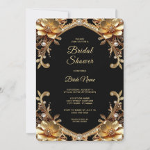 Elegante Invitación de Despedida de Soltera con Ma