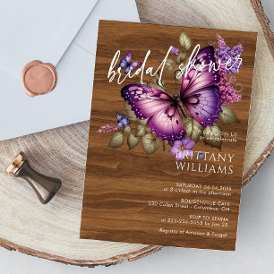 Elegante Invitación de Despedida de Soltera con Ma