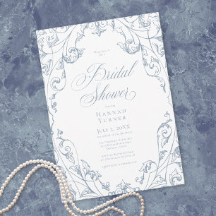Elegante Invitación de Despedida de Soltera con Ma