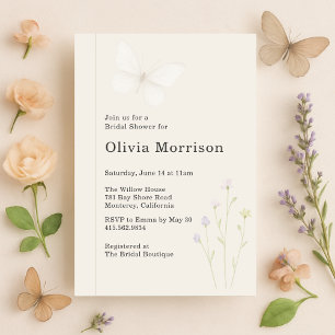 Elegante Invitación de Despedida de Soltera con Ma