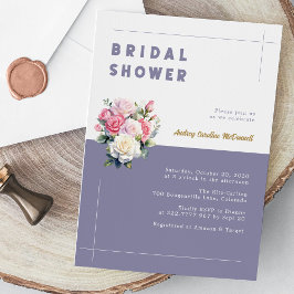 Elegante Invitación de Despedida de Soltera con Mo