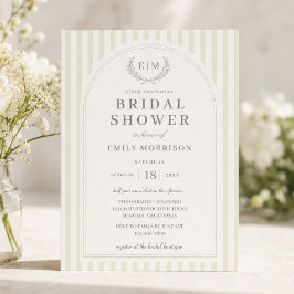 Elegante Invitación de Despedida de Soltera con Ra