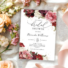 Elegante Invitación de Despedida de Soltera con Ro