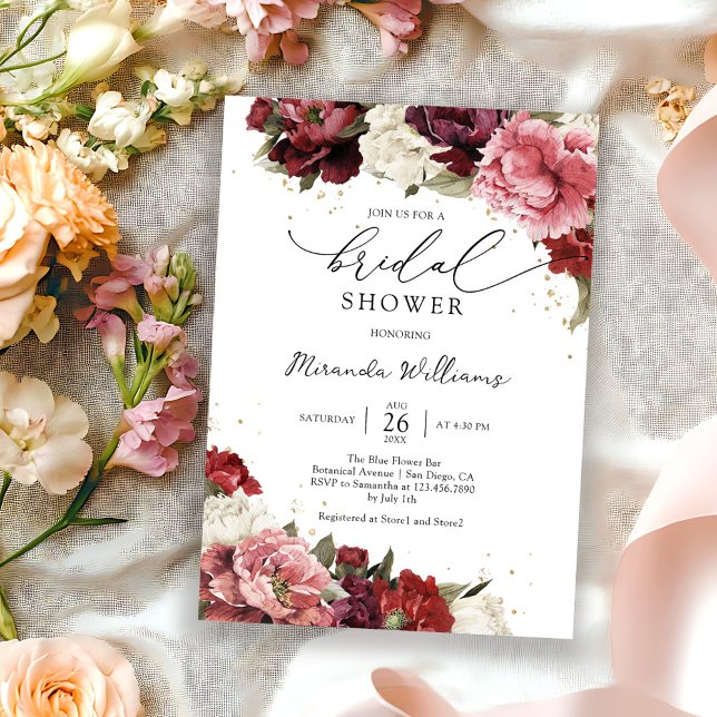 Elegante Invitación de Despedida de Soltera con Ro (Subido por el creador)