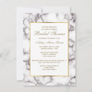 Elegante Invitación de Despedida de Soltera de Már