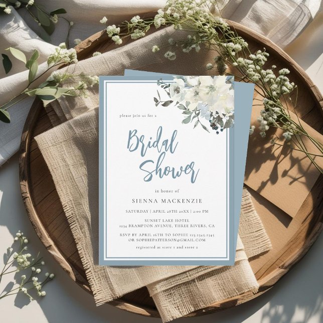Elegante Invitación de Despedida de Soltera en Azu (Subido por el creador)