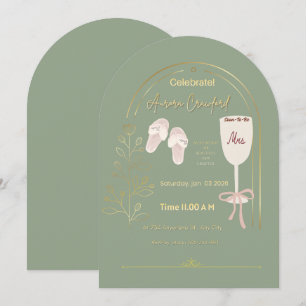 Elegante Invitación de Despedida de Soltera en Ver