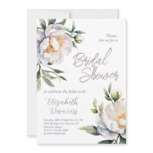 Elegante Invitación de Despedida de Soltera Floral
