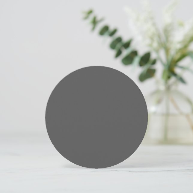 "Elegante Invitación de Despedida de Soltera Gris  (Anverso de pie)