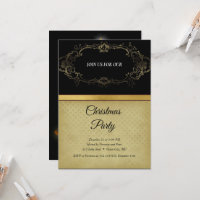 Elegante invitación de estrellas con lentejuelas n