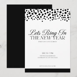 Elegante invitación de fiesta de Año Nuevo