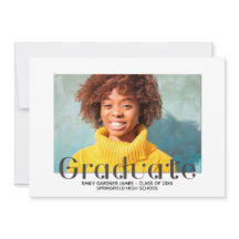 Elegante Invitación de fotografía con carta de gra