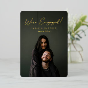 Elegante Invitación de fotos de participación en g