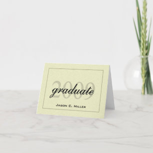 Elegante Invitación de graduación 2009
