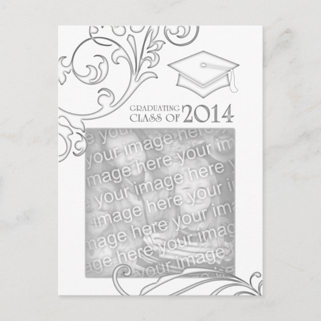 elegante invitación de graduación 2014 (Anverso)