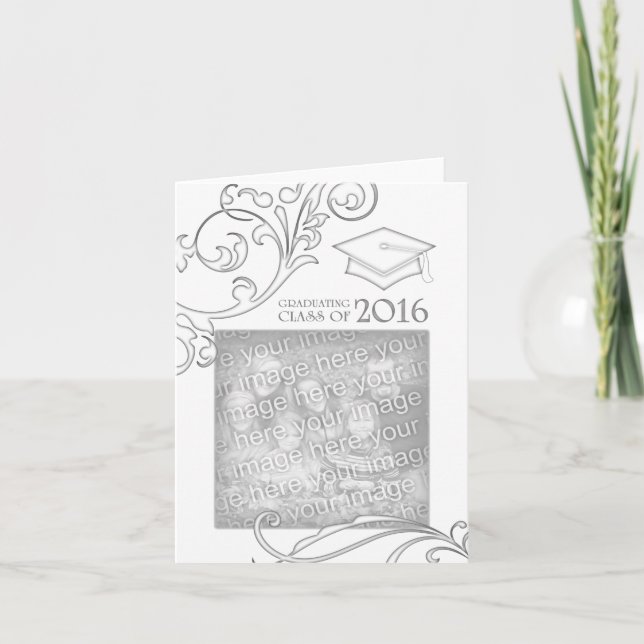 elegante invitación de graduación 2016 (Anverso)