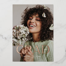 Elegante Invitación de Graduación GRAD