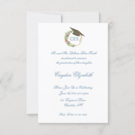 Elegante Invitación de graduación y Fiestas invita