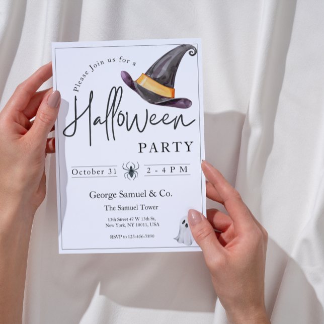 Elegante invitación de Halloween para la oficina d (Subido por el creador)