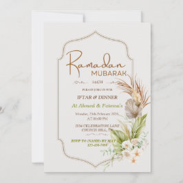 Elegante invitación de Iftar y cena de Ramadan Mub