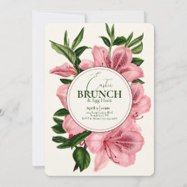 Elegante Invitación de Julitos de Brunch y Huevos