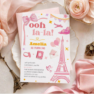 Elegante Invitación de la Torre Eiffel de París Ro