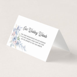 Elegante Invitación de matrimonio de código QR - L