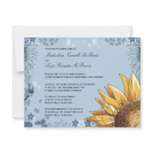 Elegante invitación de matrimonio formal floral az